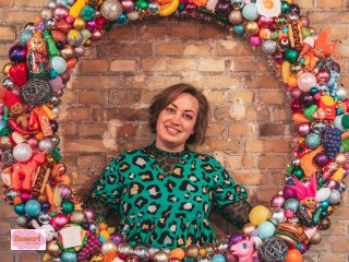 Mine kranse udstilles p Storms pakhus i Odense