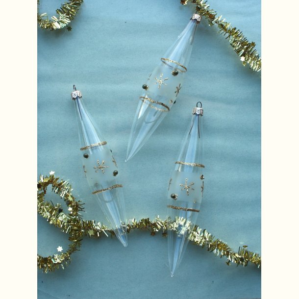 Aflange glaskugler med glimmer