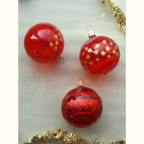 Glaskugler med glimmer