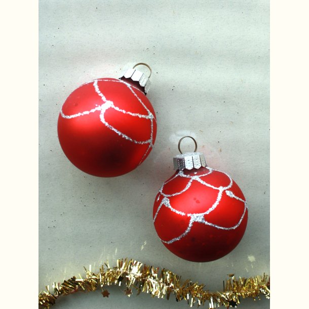 Glaskugler med S�lvglimmer